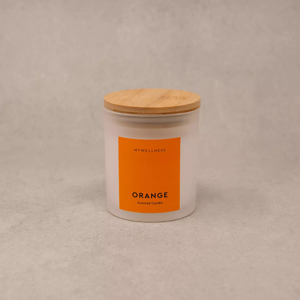 MyWellness Scented Candle Orange – Duftkerze mit warmem Orangenduft, 30h Brenndauer