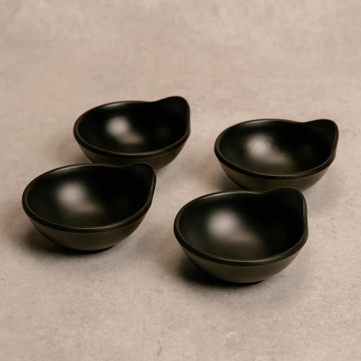 Schälchen 4er-Set aus Melamin – stilvoll & robust