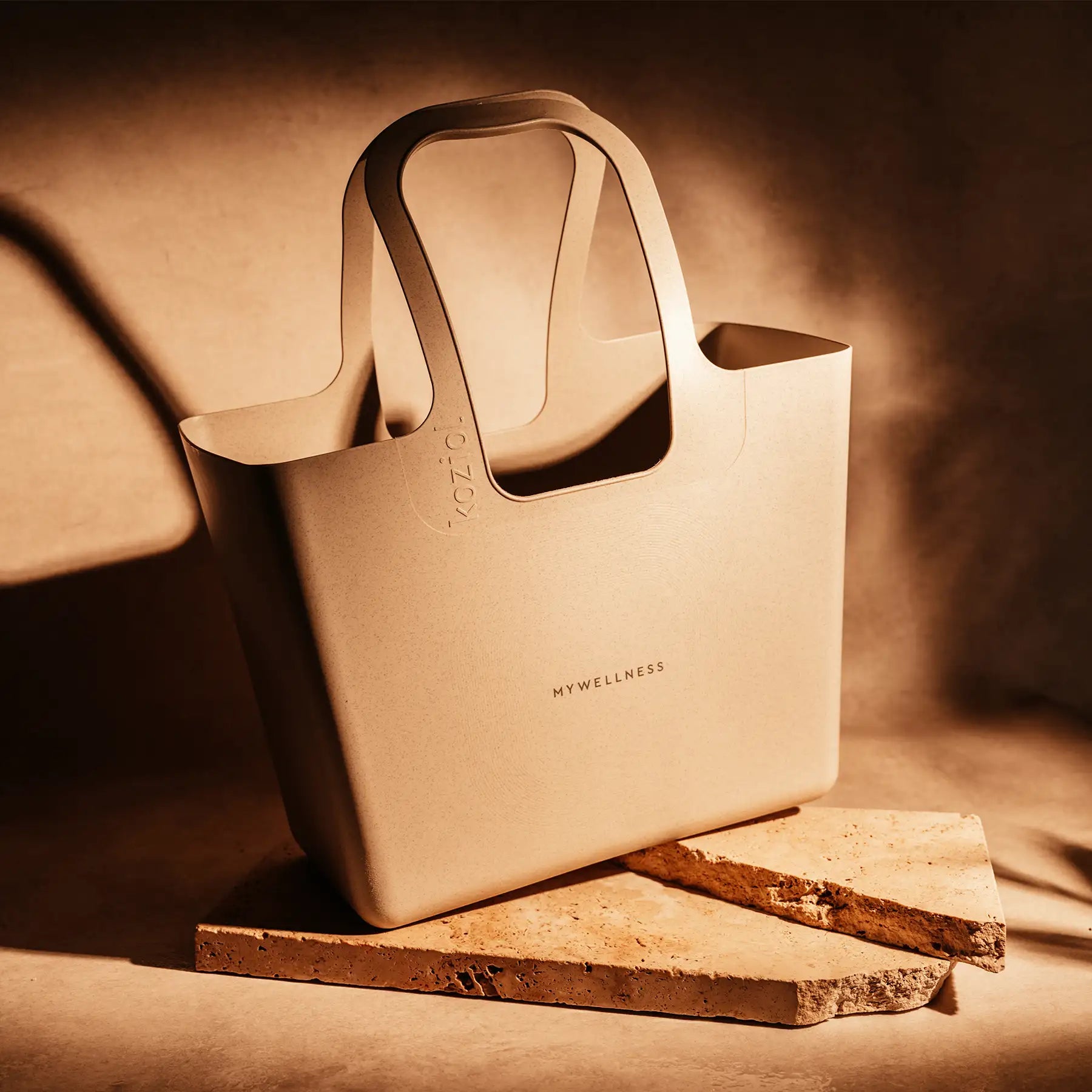 MyWellness Wellness-Tasche – stilvolle und praktische Tasche für Sauna, Einkauf, Wellness und Freizeit