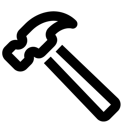 Icon Hammer für bruchsicher