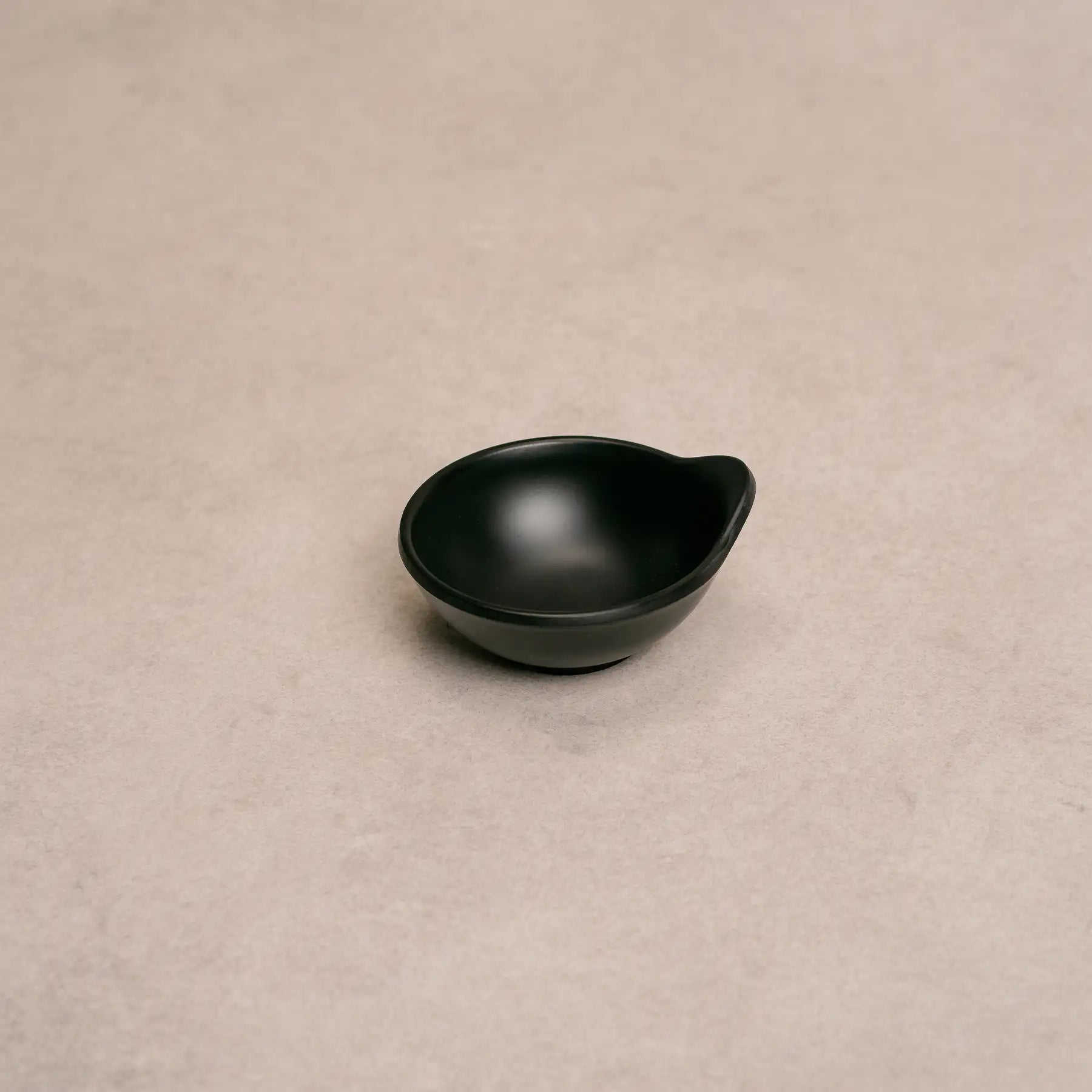 Kleines MyWellness Schälchen aus Melamin – elegantes, bruchsicheres Design in edlem Mattschwarz